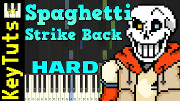 Spaghetti Strike Back [Jimmy The Bassist] - Hard Mode [Piano Tutorial] (Synthesia)