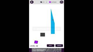 Slice It - Physics Puzzles Level 38. 3 Stars Walkthrough