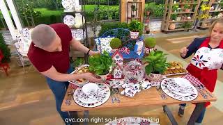 Temp-tations 12 Piece Melamine Dinnerware Set on QVC