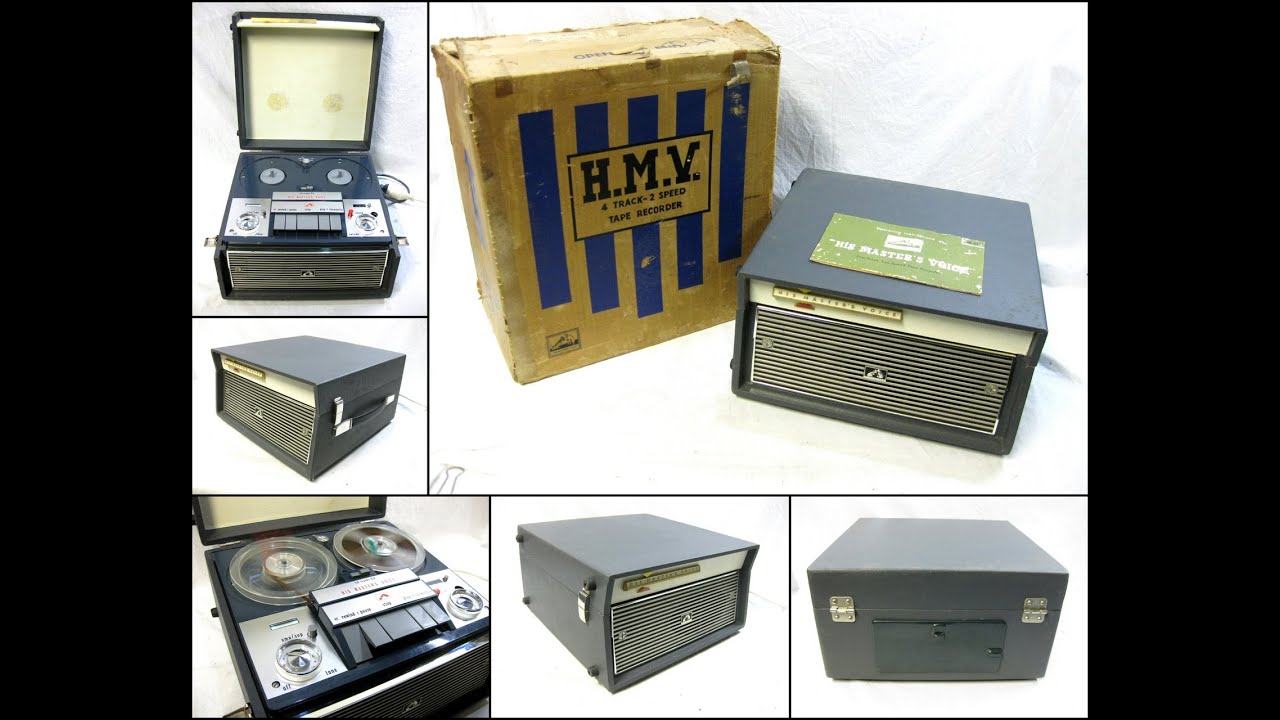 Vintage HMV 06-F1 Four-Track Two Speed Reel to Reel Tape Recorder (Made ...