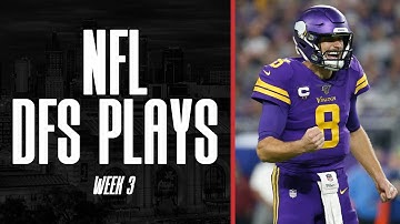 DFS Optimizer Lineup Setting: Week 3