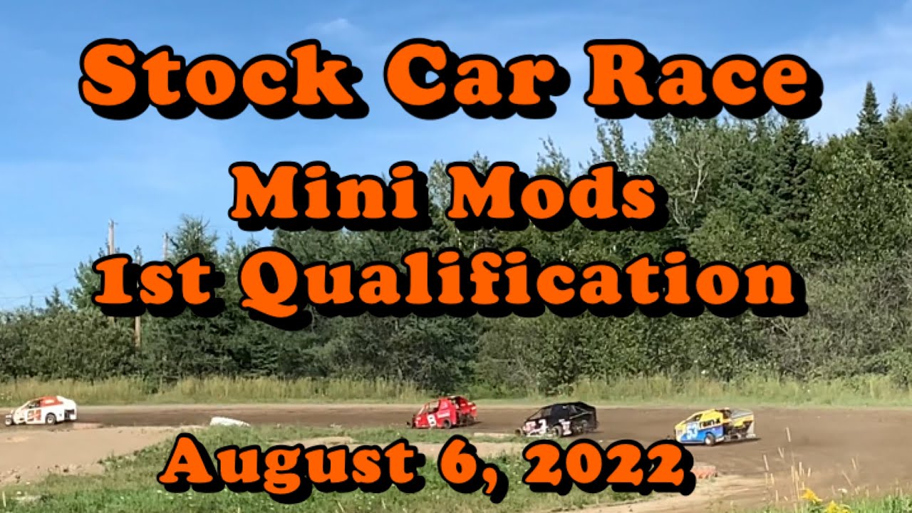 Stock Car Race Mini Mods (first Qualification ) August 6,