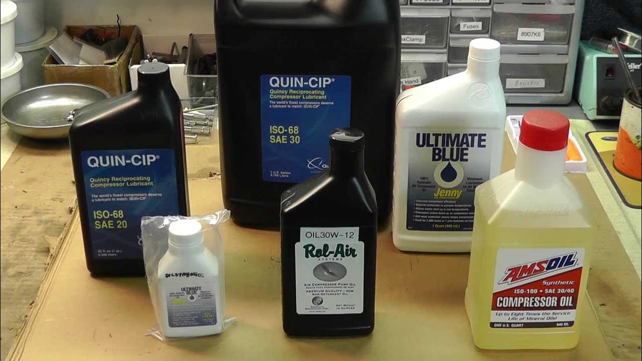Choosing The Right Air Compressor Oil YouTube