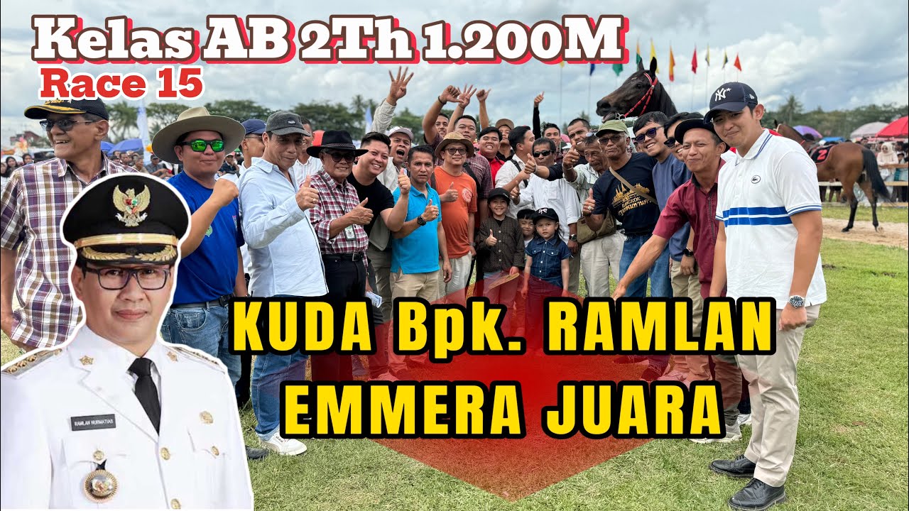 KELAS AB 2TH-1.200M Kuda EMMERA Milik WALIKOTA BUKITTINGGI JUARA