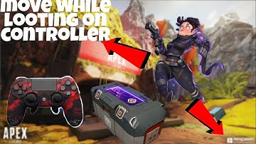 How to move while looting on controller! (apex legends ps4)