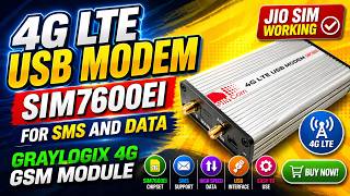 Famous 4G LTE USB MODEM SIM7600EI || 4G GSM MODULE UNBOX REVIEW@MRHANSRAJTECH Profile