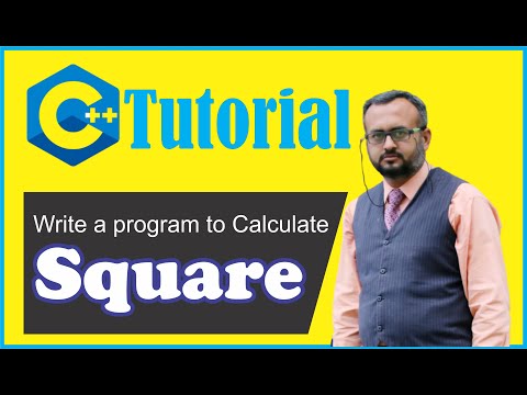 Calculate Square of a number in C++ Program Explained ~ C++ Tutorial ~ Teaching Zone