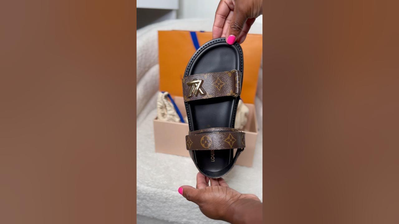 louis vuitton flats sandals