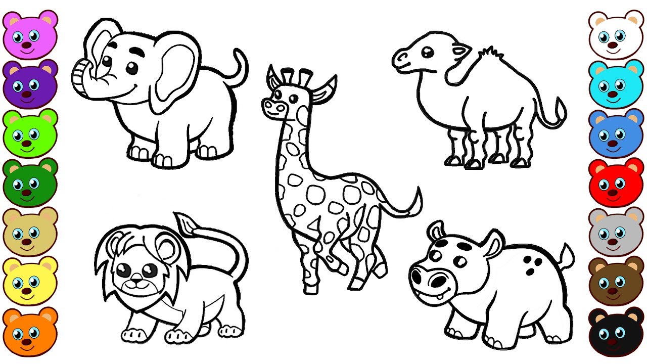  Animal Coloring Page 9