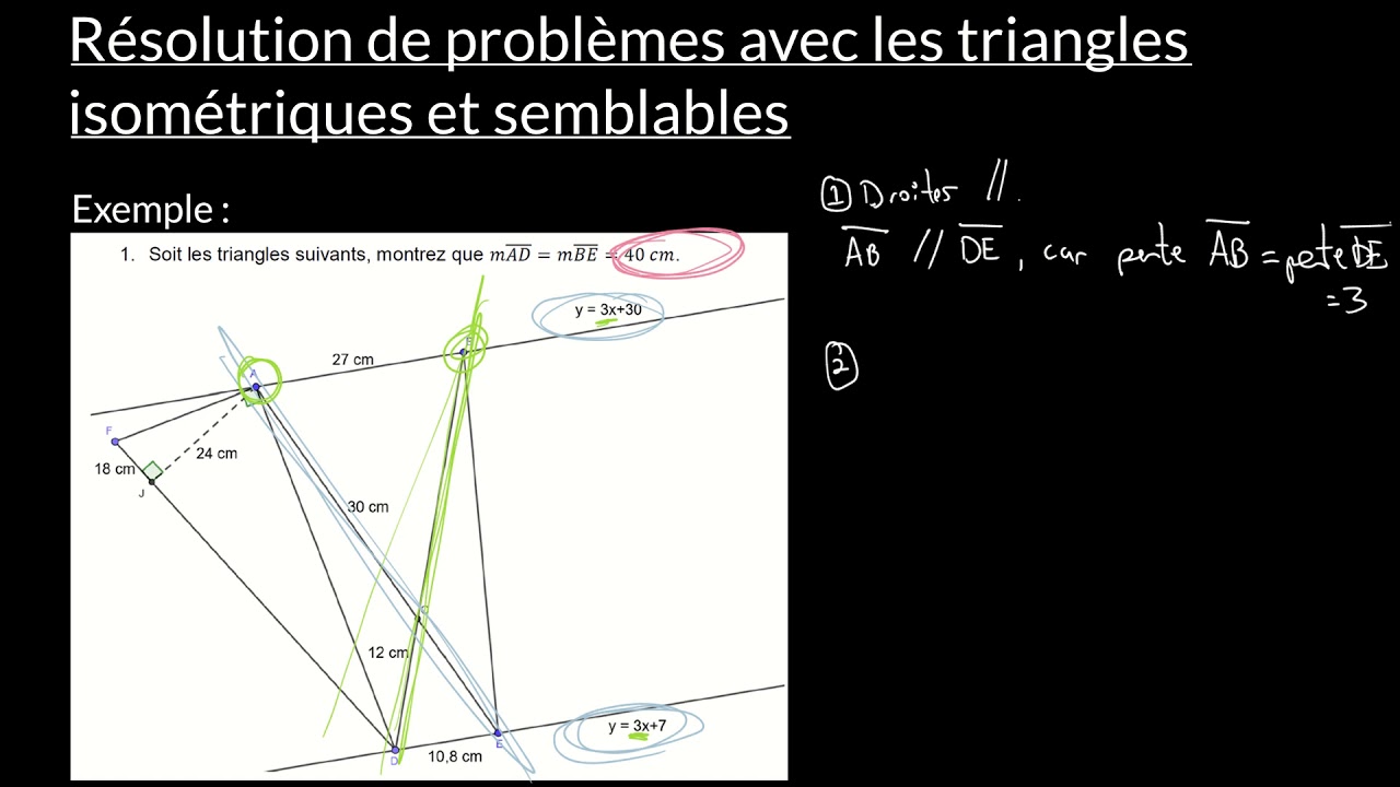 Résolution de problèmes chapitre 6 (partie 1)