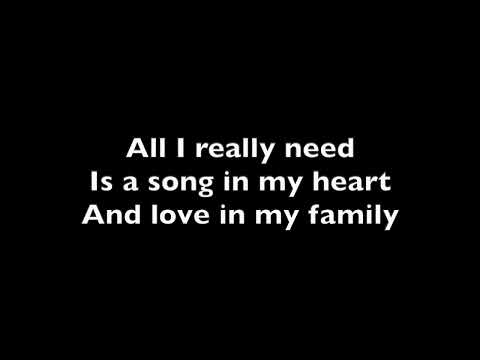 All I Really Need - Raffi (Practice Track)