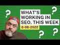 8-8-2022 Edition of &quot;What It Takes To Rank In Google.&quot; - Google Algorithm Update