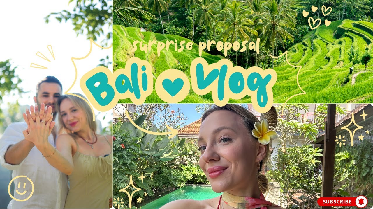 I Didn’t Expect This… A Surprise Proposal in Bali✈️ 💍🌴