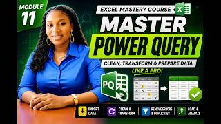MASTER POWER QUERY IN EXCEL Clean, Transform & Analyze Data Like a PRO!