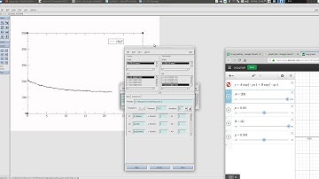 xmgrace Non-Linear Curve fitting