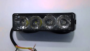 High Power Grille Strobe Warning Lights with build in Flash Patterns
