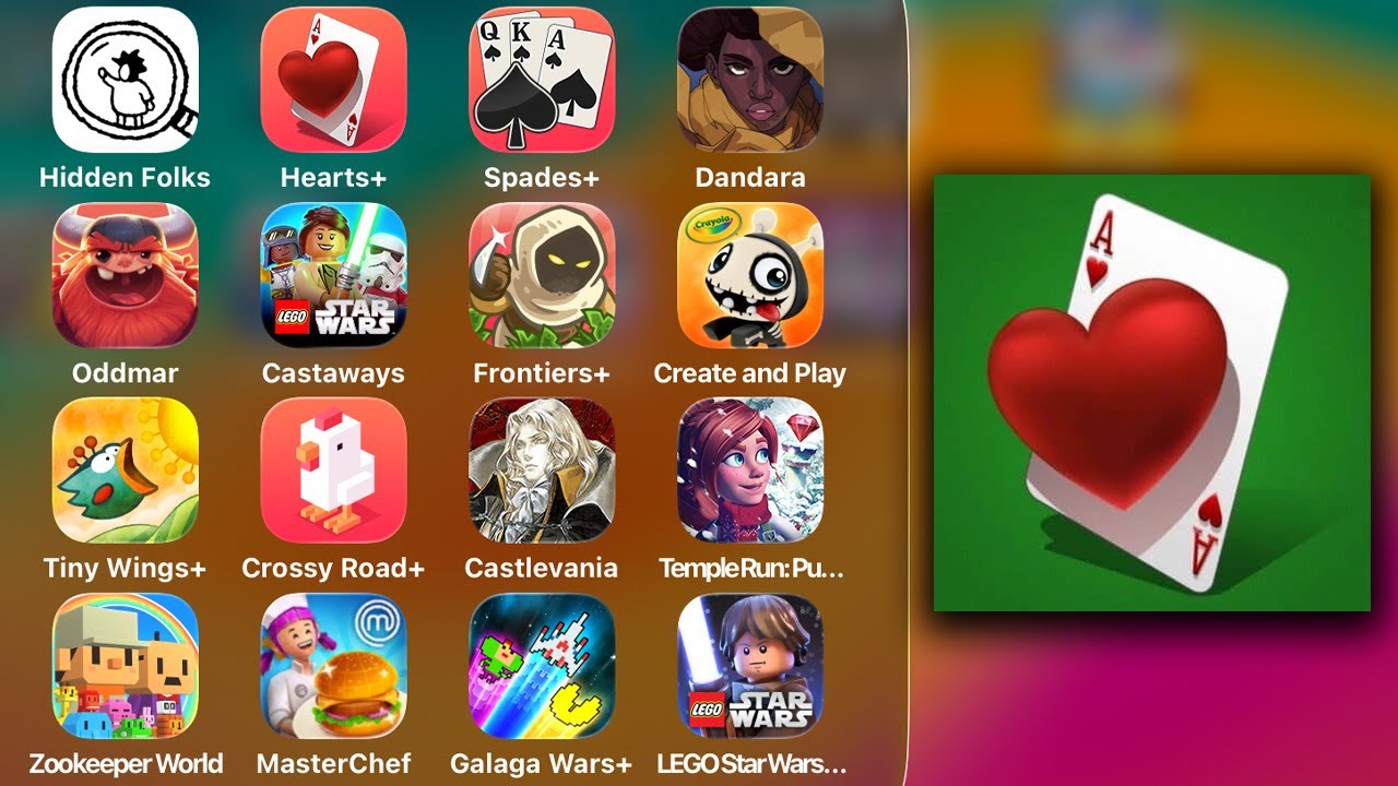 Hearts: Card Game+ Fun Competitive Card Game (Apple Arcade) Gameplay ...