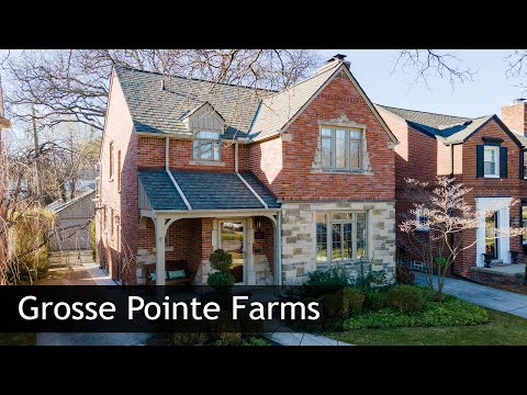 415 McKinley Ave, Grosse Pointe Farms, MI home video tour