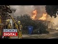 Incendios encienden las alarmas en el vecindario de Bel-Air en pleno corazón de Los Ángeles