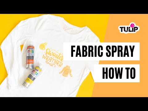 How To Paint Shirts With Fabric Spray Paint And Stencils