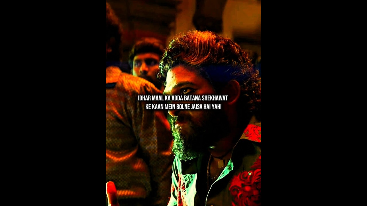 Shakawat jhuth bol raha sala |Allu arjun Movie scene 👌 #short #pushpa #alluarjunmovie
