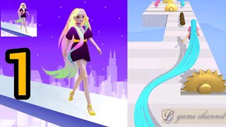 hair challenge 💃🎊 gameplay walkthrough - android &amp; ios Gameplay 