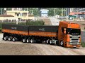 NEW SCANIA NO BITREM 9 EIXOS CONJUNTO QUALIFICADO COM RONCO ESTRALANDO O ESCAPE - ETS2 MODS BR