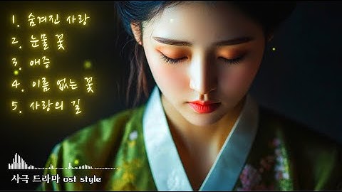 Thumbnail of 𝐏𝐥𝐚𝐲𝐥𝐢𝐬𝐭🎧첫 소절부터  가슴을 울리는 애틋하고 서정적 슬픔의 감성을 담은 사극 OST 풍의 노래모음 [historical drama OST style