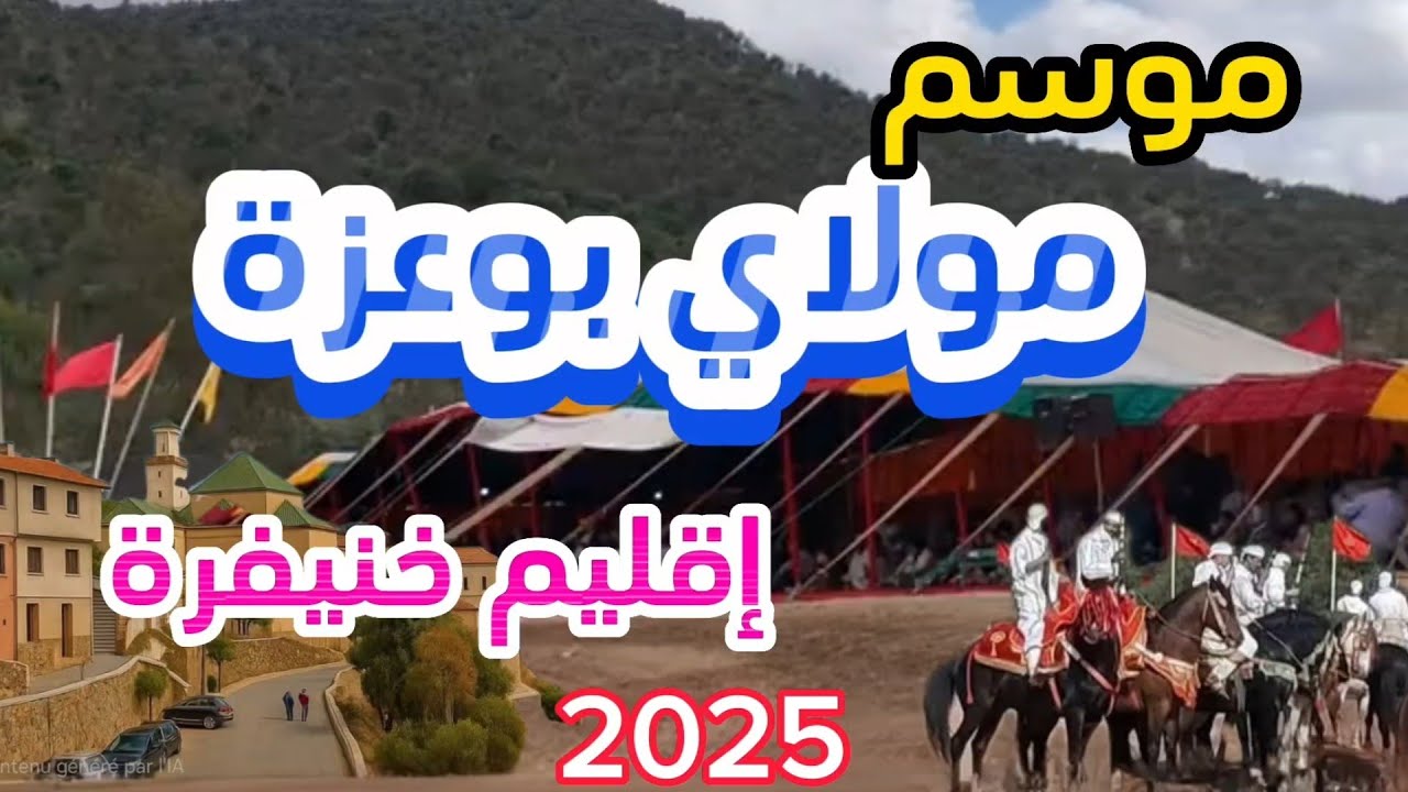 موسم مولاي بوعزة إقليم خنيفرة 2025 - التبوريدة  Moulay Bouazza province khenifra