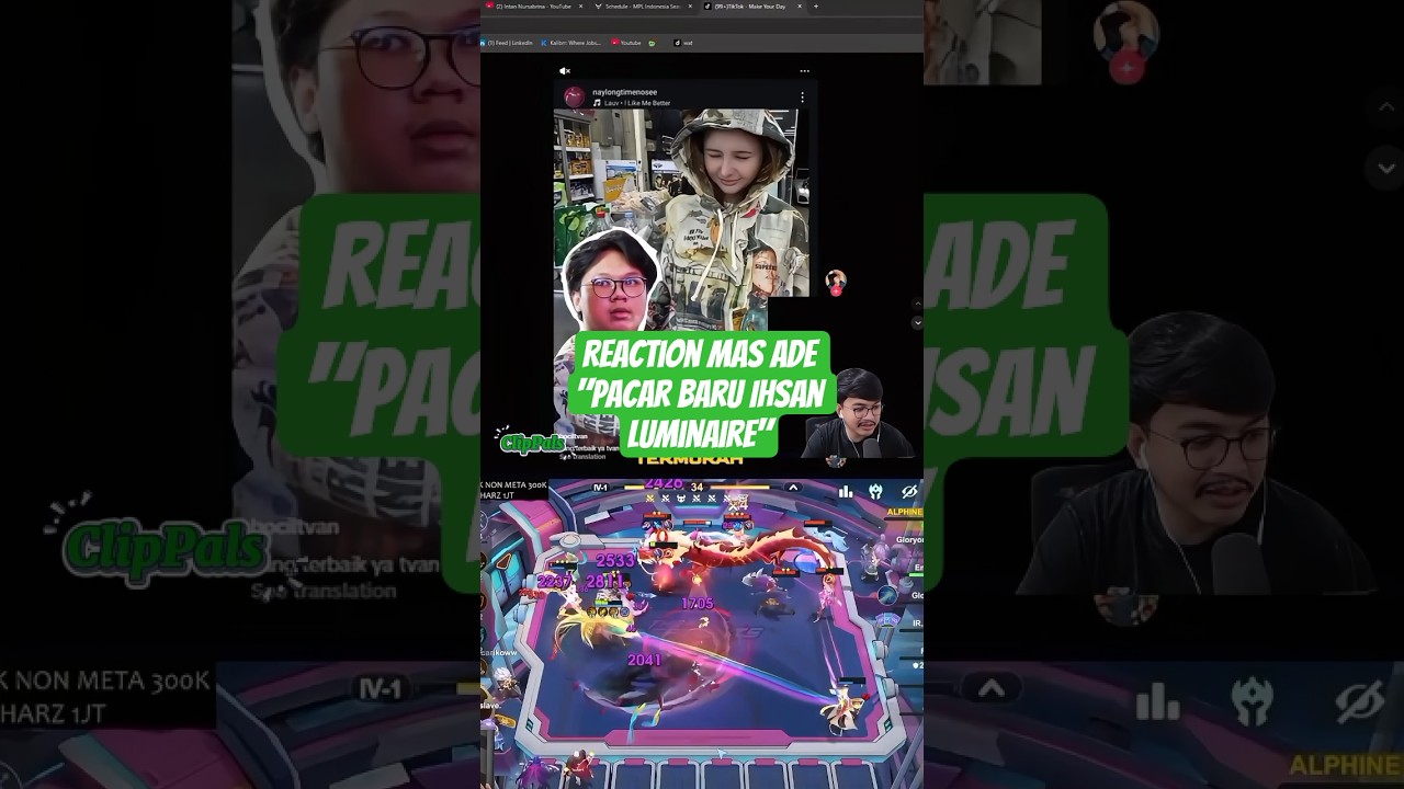 Ini real kah pacar baru Ihsan Luminaire #mcgogo #set1awanade #ihsanluminaire #shortvideo