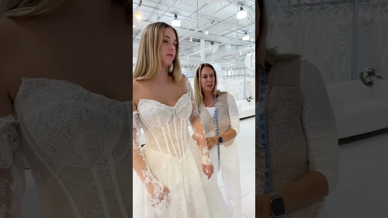 Wedding Dress Sleeve Customization Available at Charlotte Bridal Boutique 