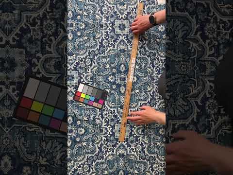 Video of P.KAUFMAN ASHLEIGH In Color MIDNIGHT Printed home Decor Fabric | By the Yard