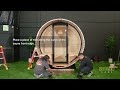 Dialed Labs Barrel Sauna Assembly Tutorial