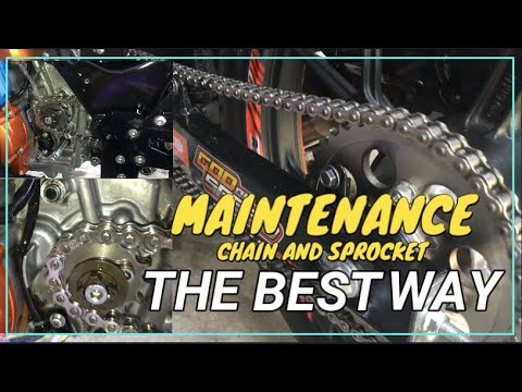 CHAIN AND SPROCKET MAINTENANCE TIP | VERY SATISFYING TO CLEAN - YouTube