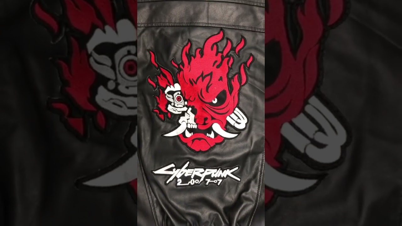 Cyberpunk 2077 Samurai Black Leather Jacket | CyberPunk Jacket