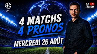 Champions League Play-off Second Leg Predictions for Wednesday, August 26! Lyon vs Fenerbahce...