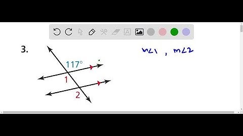 In Exercises 1-4, find m∠1 and m∠2. Tell which theorem you use in each case. Example 1 1.…