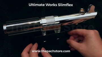 Ultimate Works Slimflex Custom Saber - Empty kit and Fully installed demo
