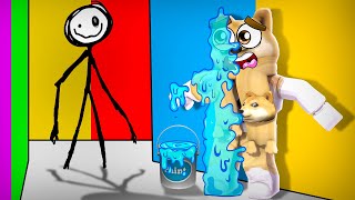 SE ESCONDA COM TINTA PARA SOBREVIVER! | Color or Die | Roblox screenshot 5