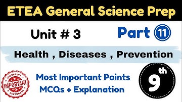 ETEA General Science Preparation Course Part 11 | Unit 3 General Science Class 9th ETEA Preparation