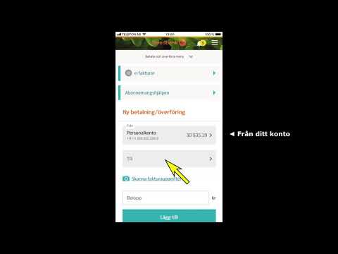 Lär dig använda digitala tjänster - Betala räkningar med mobilen på Swedbank