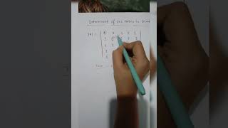 Determinant of Matrix in seconds| #maths #shortvideo #tricks #gate #csirnet #bsc#msc