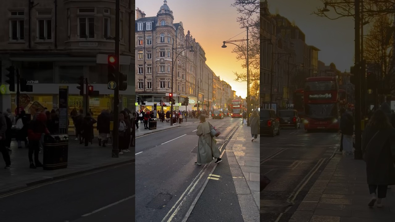 Golden Hour Glory: London captivating sunset walk 🌇 