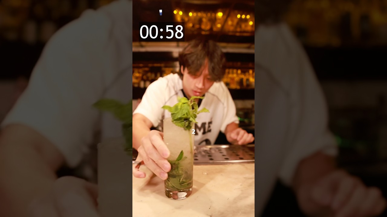 Мохито-челлендж на одну минуту 