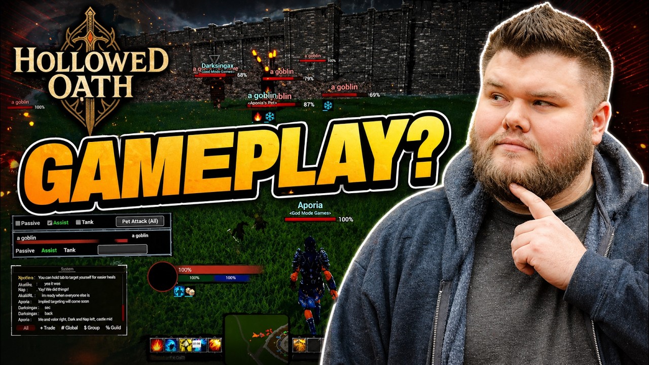 Hollowed Oath Gameplay Looks Shockingly Good for ONLY 6 Months - New MMO