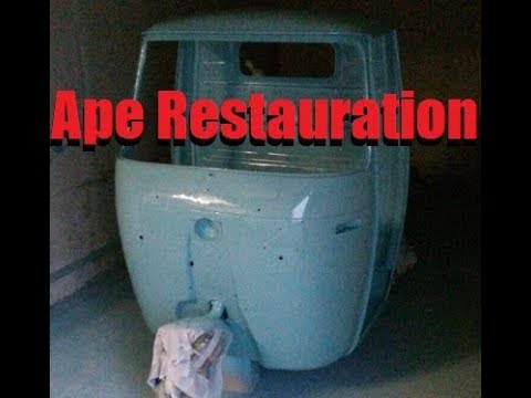 Piaggio Ape 400 Restauration Teil 8 - Die Apeschrauber