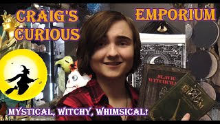 Exploring A MAGICAL Small Business! Craigs Curious Emporium Walkthrough + Gothic, Pagan Haul! #decor