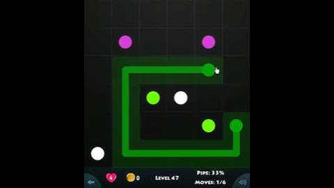 flow game facebook - green pack level 47 Connect the dots