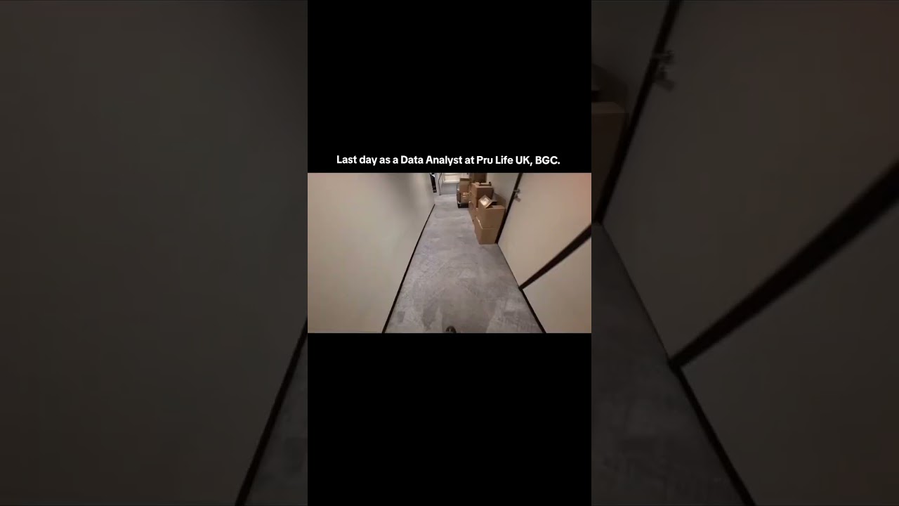 Last day as a Data Analyst at Pru Life UK 