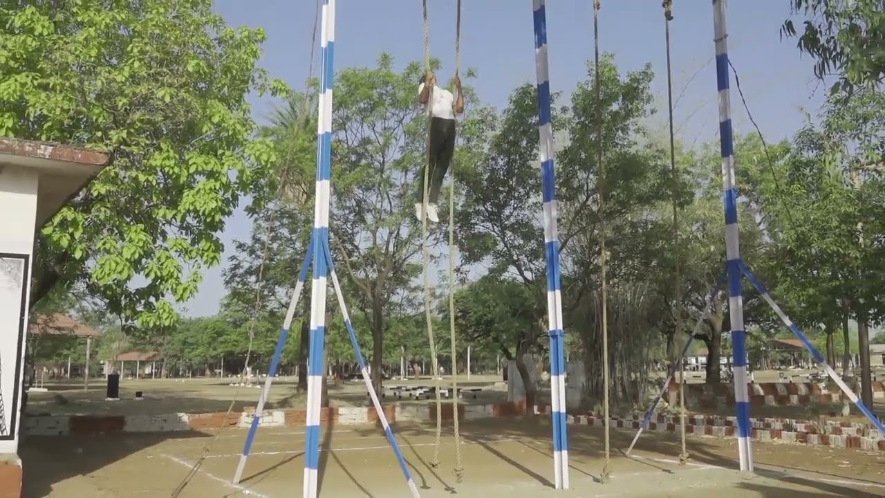1st class Rope climbing work CTC Neemuch 